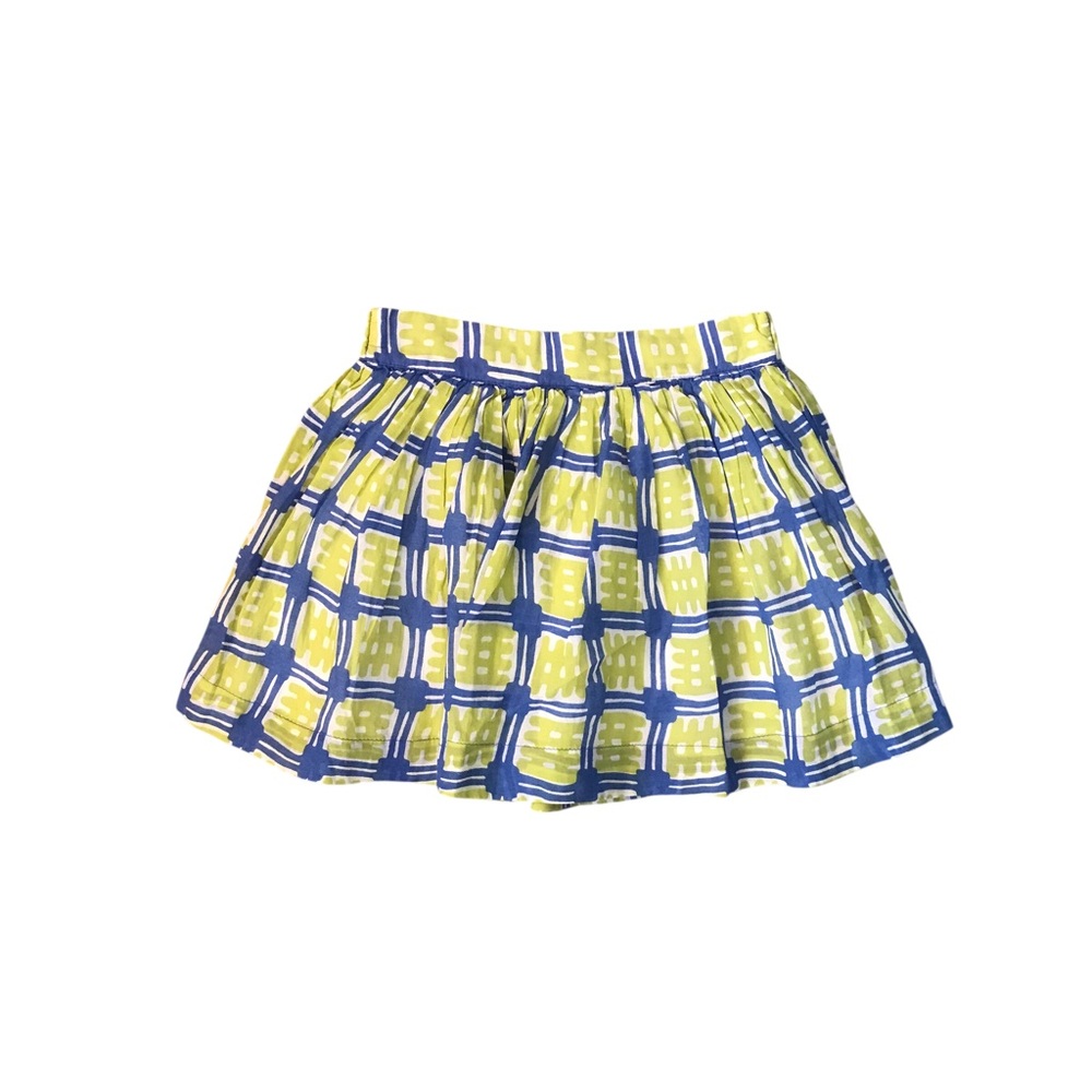 🆕 Mini Boden Green & Blue Plaid Skirt